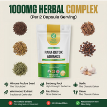 Load image into Gallery viewer, Para Detox Advance | The Nut-Free "Gut Scrub" & Cleanse (60 Caps)