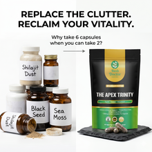 Load image into Gallery viewer, APEX TRINITY™ | The Original 3-in-1 Shilajit, Black Seed & Sea Moss Protocol