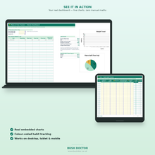 Laden Sie das Bild in den Galerie-Viewer, Plant-A-Tree Fitness Tracker | Gamified Weight Loss Planner