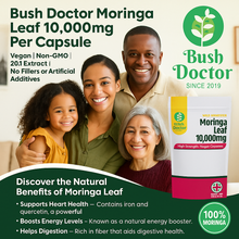 Загрузить изображение в средство просмотра галереи, Moringa 10000mg Capsules 100% Raw High Strength STRONG EFFECTIVE EXTRACT POWDER