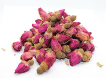 Load image into Gallery viewer, Dried Wild Rose Buds Tea – 100% Natural, Aromatic Herbal Tea – Handpicked Rosebuds