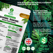 Load image into Gallery viewer, Graviola Soursop Extract Capsules | 10,000mg Equivalent | 20:1 High-Potency Extract | Immune, Energy, and Wellness Support / DR Congo Rainforest Relief
