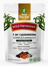 Load image into Gallery viewer, Mushroom Complex 7-in-1 Capsules – Lion’s Mane, Reishi, Shiitake, Chaga, Cordyceps, Turkey Tail, Maitake | 12,000mg Extract with 40% Polysaccharides | Immune, Brain, and Energy Support