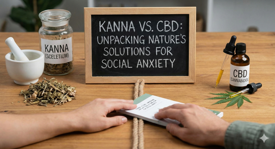 Kanna vs. CBD: Unpacking Nature's Solutions for Social Anxiety