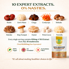 Carregar imagem no visualizador da galeria, Super Mushroom Complex Powder 10in1 | Lions Mane Reishi Chaga | 1kg
