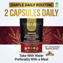 将图片加载到图库查看器，Beetroot Extract Capsules 24000mg Super Strength 24:1 Vegan Supplement
