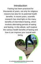Carregar imagem no visualizador da galeria, The Power of Fasting: Unlocking the Health Benefits of Intermittent Fasting Ebook
