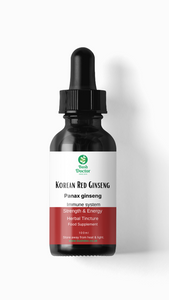 Premium Korean Red Ginseng Tincture (Panax ginseng) 100ml Enhance Your Energy, Immunity, and Overall Well-Being