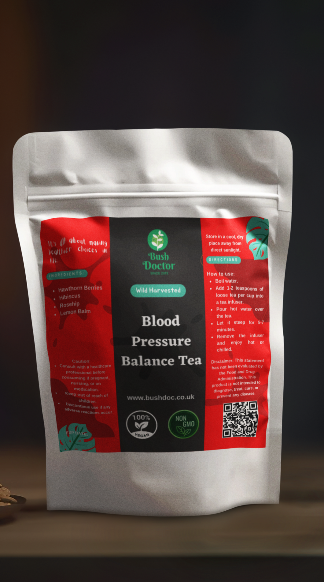 Blood Pressure Balance Tea - Natural Blood Pressure Support