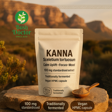 Load image into Gallery viewer, Sceletium Tortuosum (Kanna) 100mg capsules 100% Wildcrafted Whole plant
