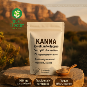 Sceletium Tortuosum (Kanna) 100mg capsules 100% Wildcrafted Whole plant