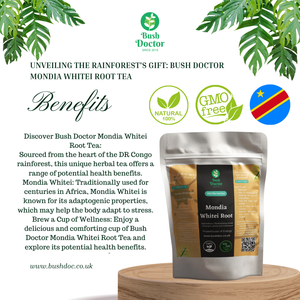 Mondia Whitei Root Tea Cut /Kimbiolongo / Mulondo / Gondolosi / Entengo / Mukombero Authentic DR Congo Rainforest Herb
