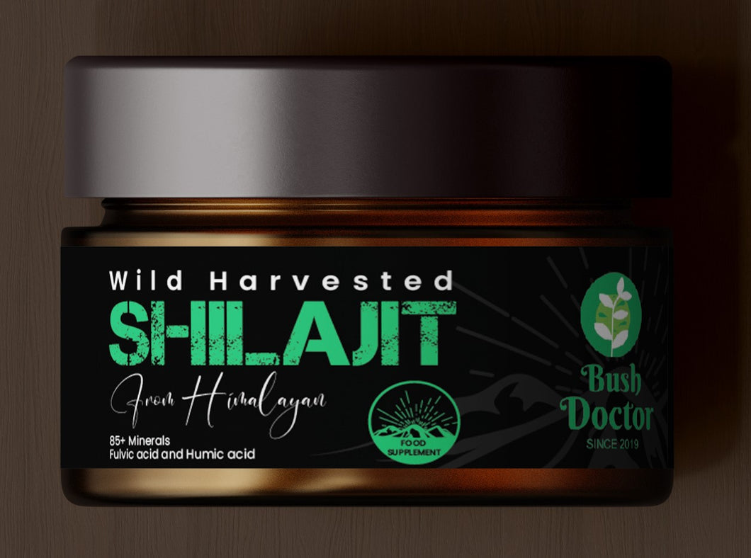 Pure Himalayan Shilajit Resin 30g - High Grade 100% Pure, Rich in Fulvic & Humic Acid, Minerals, Immune System & Vitality Booster, Vegan