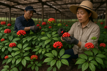 将图片加载到图库查看器，show the ginseng fruiting
