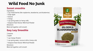 Sea Moss and Bladderwrack Wild food Powder