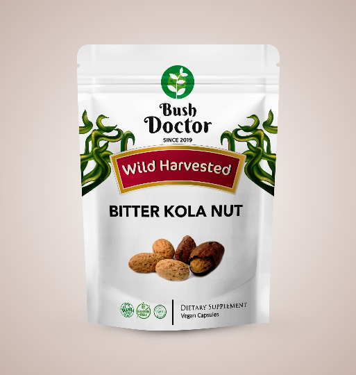 Bitter Kola Nut Vegan Capsules DR Congo Rainforest Wild Harvested