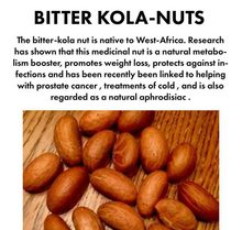 将图片加载到图库查看器，Bitter Kola Nut Vegan Capsules DR Congo Rainforest Wild Harvested
