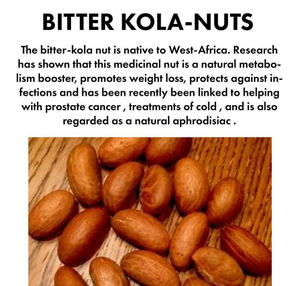 Bitter Kola Nut Vegan Capsules DR Congo Rainforest Wild Harvested