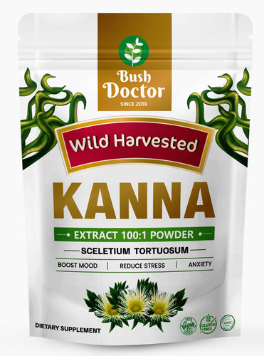 Kanna Sceletium Tortuosum Extract powder 100:1 High Quality Organic Herbal 100X