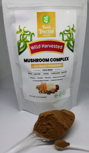 Mushroom Complex Lion's Mane Chaga Cordyceps Reishi Maitake Shiitake Powder