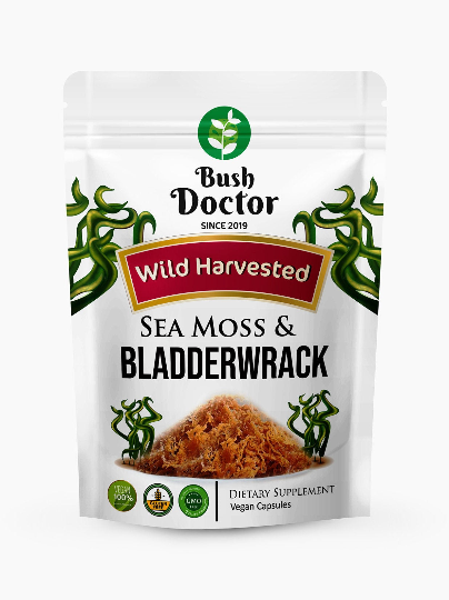 Sea Moss and Bladderwrack Vegan Capsules 60, 100 & 200