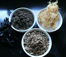 Load image into Gallery viewer, Sea Moss and Bladderwrack +Burdock Super Wild food Powder
