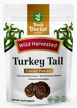 Load image into Gallery viewer, TURKEY TAIL MUSHROOM Extract Powder premium quality Wild Harvested

