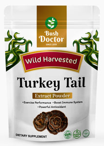 TURKEY TAIL MUSHROOM Extract Powder premium quality Wild Harvested